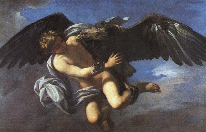 Anton Domenico Gabbiani The Rape of Ganymede Sweden oil painting art
